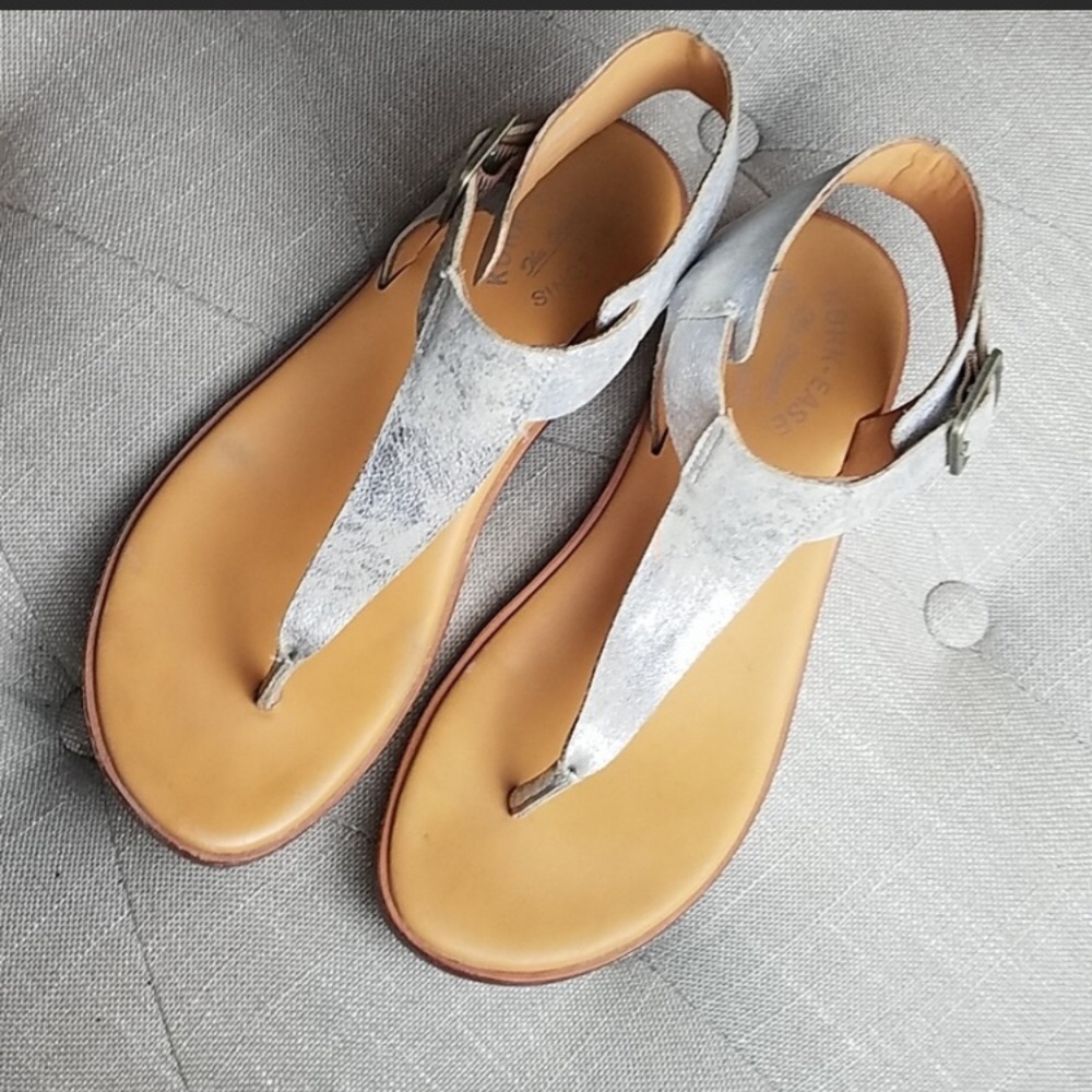 Kork-Ease Metallic Thong Sandals